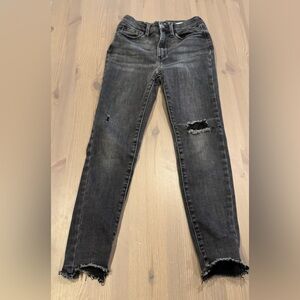 Old Navy Kid's Black Distressed Skinny Jeans